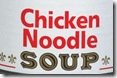 Sick? Eat chicken soup Sick